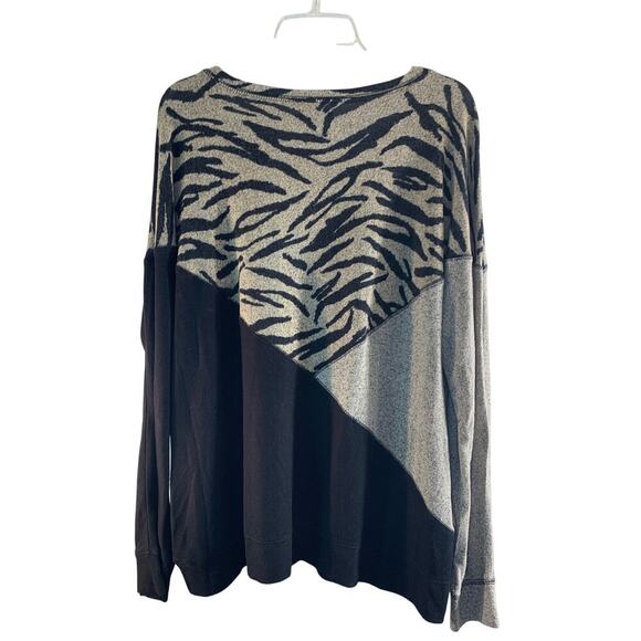 MAURICES Women’s Zebra Print Casual Pull Over Sweater / Size: 1X - Picture 2 of 5